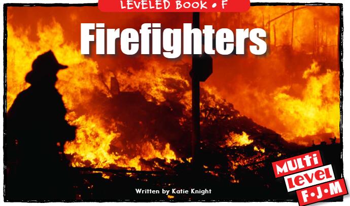 《Firefighters》RAZ分級英語繪本pdf資源免費下載