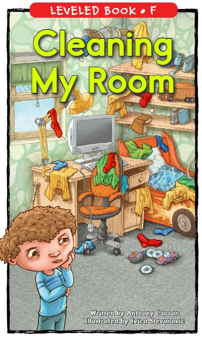 《Cleaning My Room》RAZ分級英語繪本pdf資源免費下載