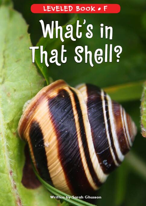 《What's In That Shell》RAZ分級繪本pdf資源免費下載