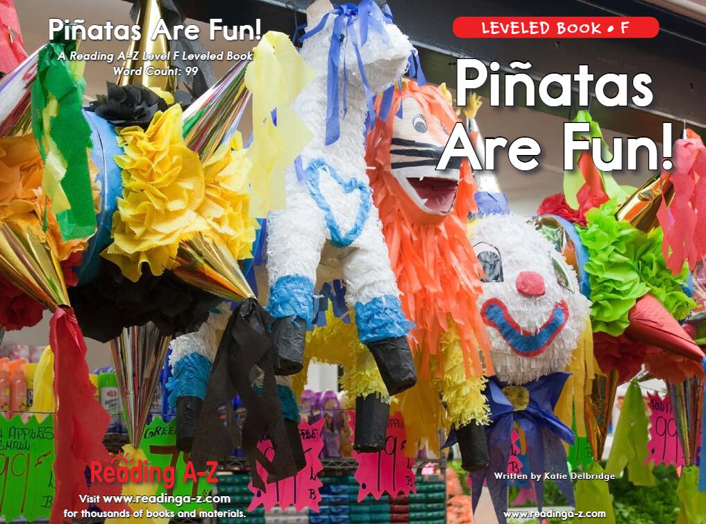 《Pinatas Are Fun》RAZ分級英語繪本pdf資源免費下載