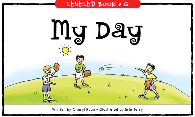《My Day》RAZ分級英語繪本pdf資源免費下載