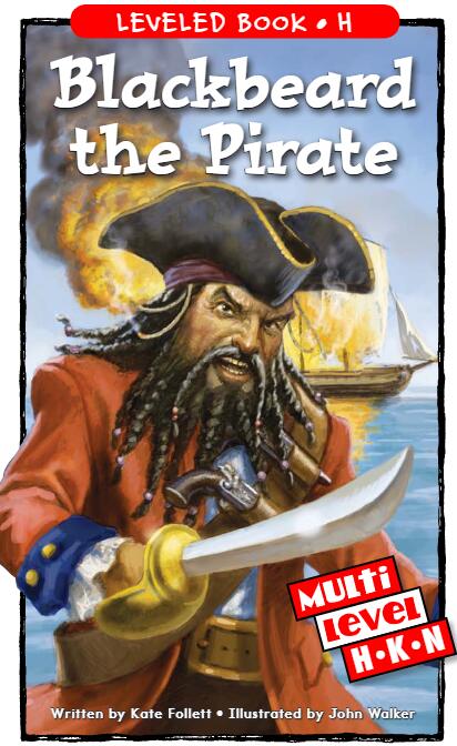 《Blackbeard the Pirate》RAZ分級(jí)繪本paf資源免費(fèi)下載