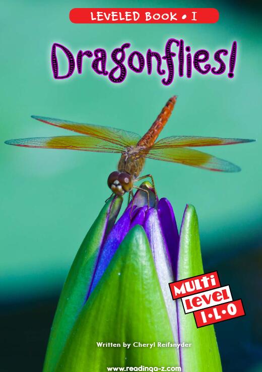 《Dragonflies》RAZ分級英語繪本pdf資源免費下載
