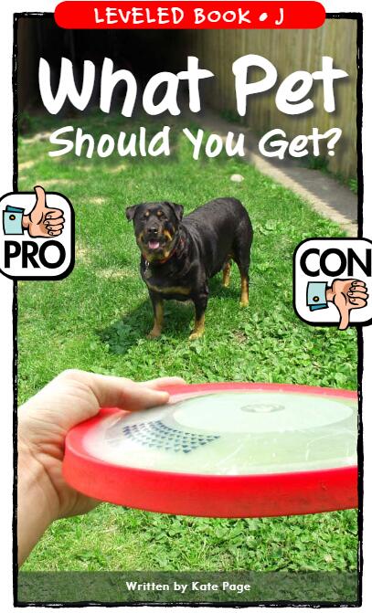 《What Pet Should You Get》RAZ繪本pdf資源免費下載