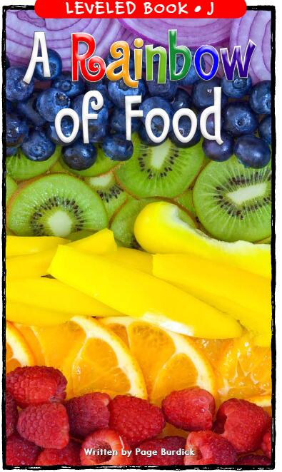 《A Rainbow of Food》RAZ分級繪本pdf資源免費下載