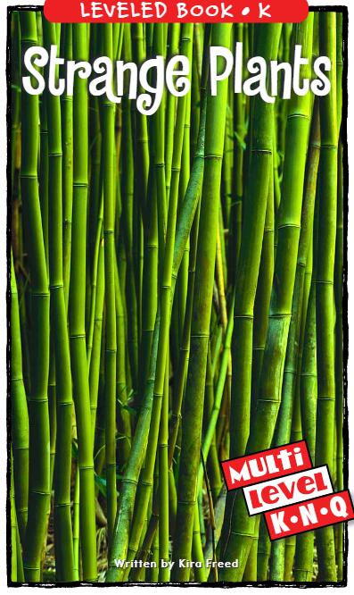 《Strange Plants》RAZ分級(jí)繪本pdf資源免費(fèi)下載
