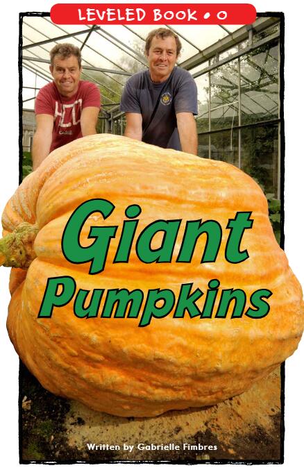 《Giant Pumpkins》RAZ分級繪本pdf資源免費下載