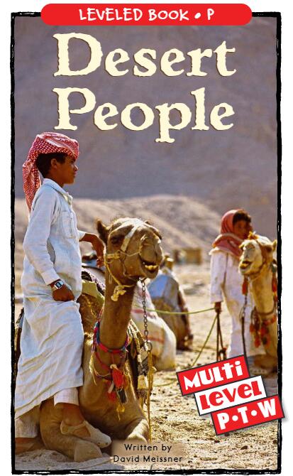 《Desert People》RAZ分級繪本pdf資源免費下載