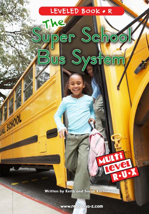 《The Super School Bus System》RAZ繪本pdf資源免費下載