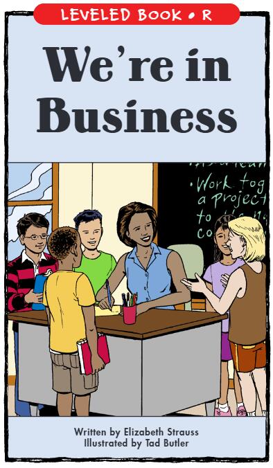 《We're in Business》RAZ分級繪本pdf資源免費下載