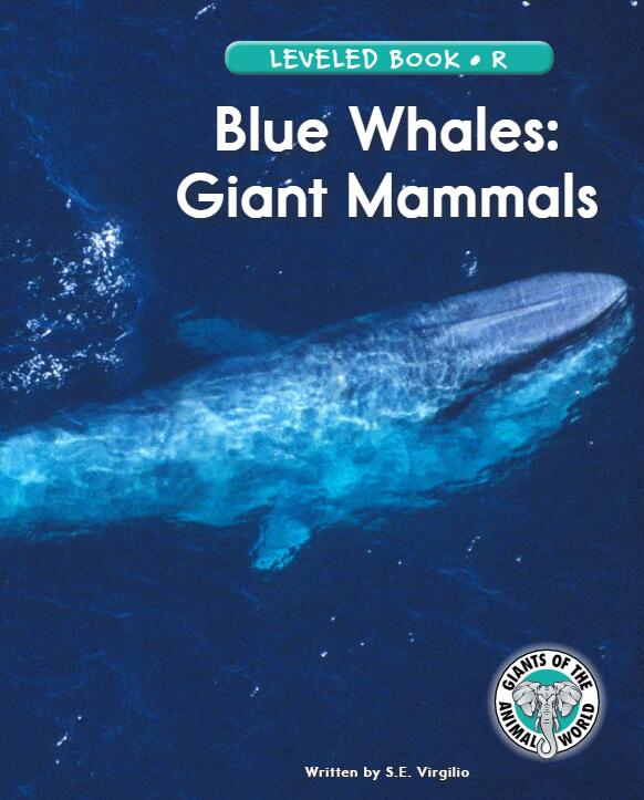 《Blue Whales:Giant Mammals》RAZ繪本pdf資源免費下載