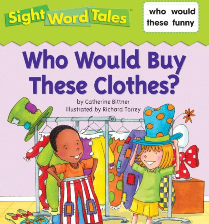 《Who Would Buy These Clothes》英語繪本pdf資源免費下載