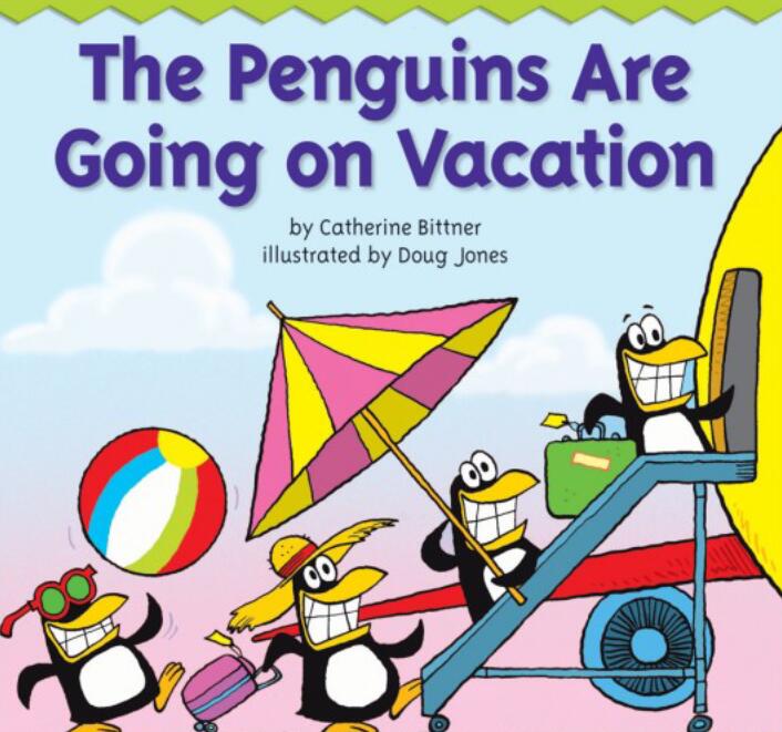 《The Penguins Are Going on Vacation》繪本pdf資源免費下載