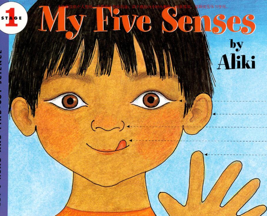 《My Five Senses》自然科學啟蒙繪本pdf資源免費下載