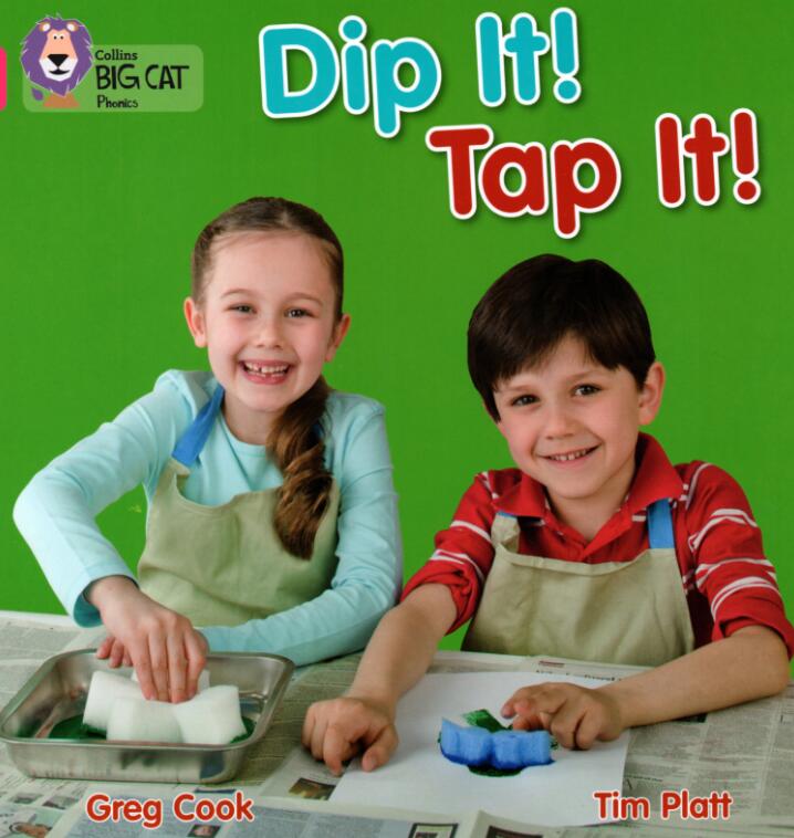 《Dip It!Tap It》大貓自然拼讀英文繪本pdf資源免費下載