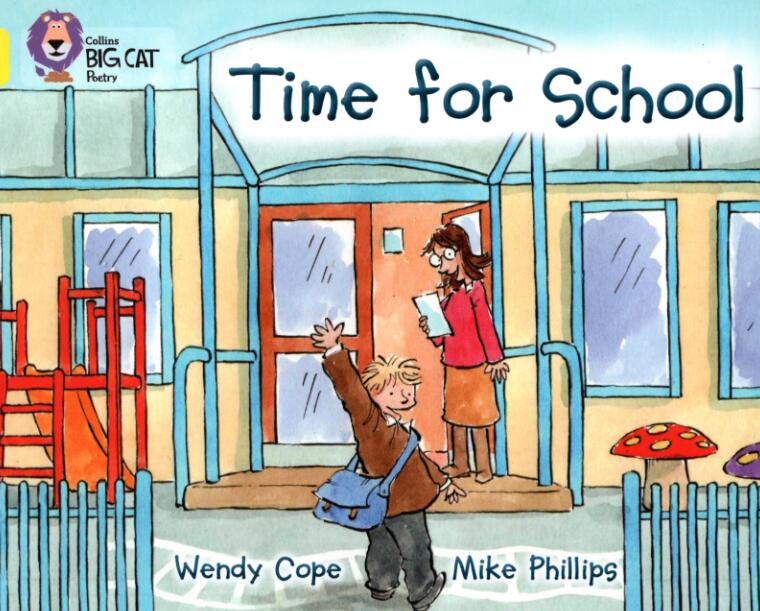 《Time for School》大貓英語分級繪本pdf資源免費下載
