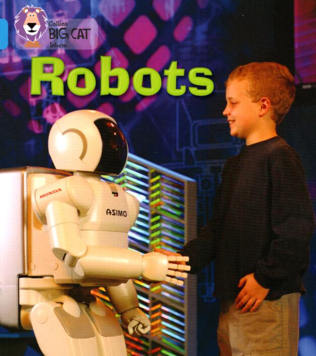 《Robots》大貓英語分級閱讀繪本pdf資源免費下載