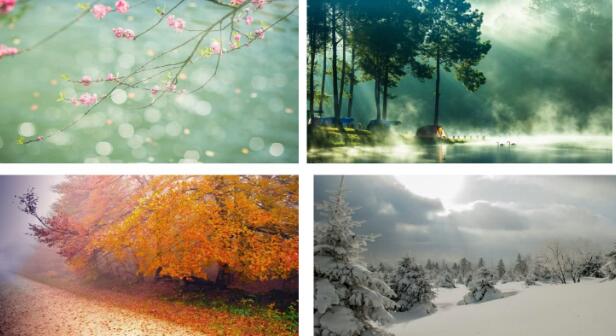 五年級上冊第27課《四季之美》PPT課件免費下載