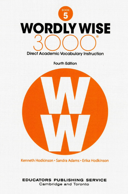 Wordly Wise 3000 book5教材/訓(xùn)練冊(cè)/答案PDF+音頻百度網(wǎng)盤(pán)免費(fèi)下載