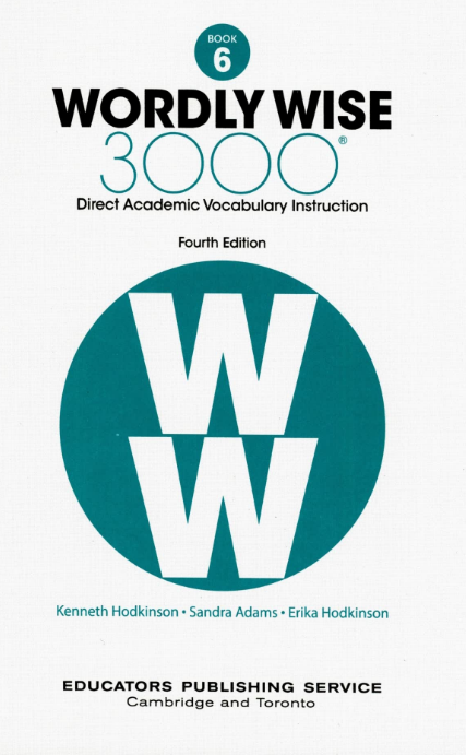 Wordly Wise 3000 book6教材/訓(xùn)練冊(cè)/答案PDF+音頻百度網(wǎng)盤(pán)免費(fèi)下載
