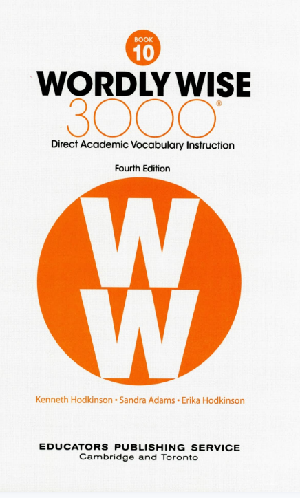 Wordly Wise 3000 book10教材/訓(xùn)練冊(cè)/答案PDF+音頻百度網(wǎng)盤免費(fèi)下載