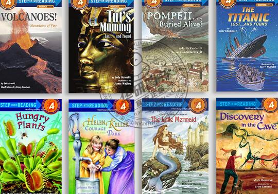 蘭登英語分級讀物4階8冊繪本+30個音頻資源下載