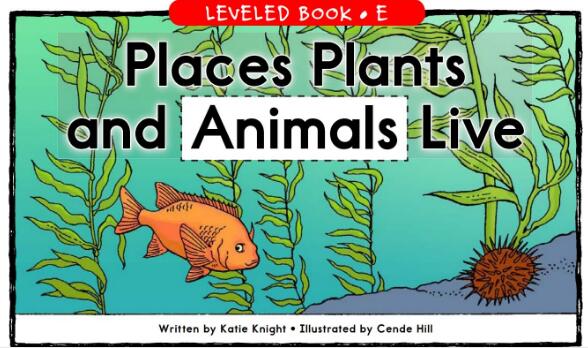 《Places Plants and Animals Live》繪本及翻譯pdf資源下載