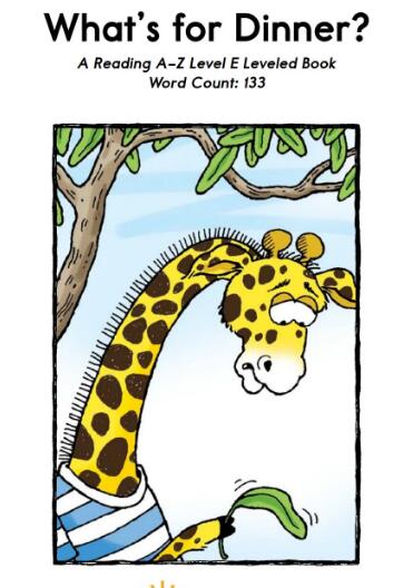 《What's for Dinner》RAZ分級繪本pdf資源免費下載
