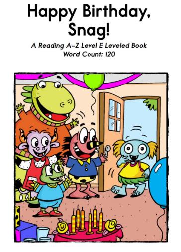 《Happy Birthday,Snag》繪本pdf電子版資源及翻譯