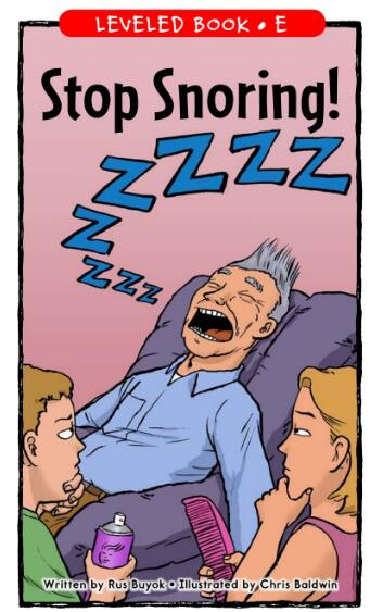 《Stop Snoring》RAZ分級閱讀繪本level E級pdf資源下載