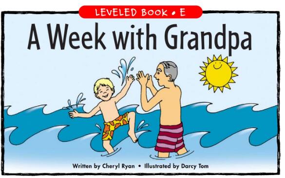 《A week with grandpa》繪本pdf資源及中文翻譯