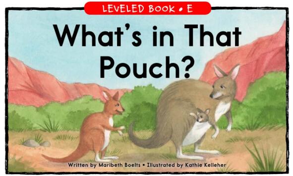 《What's in That Pouch》英文繪本pdf資源免費下載