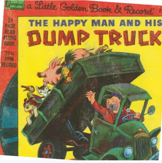 The Happy Man and His Dump Truck迪士尼繪本PDF+MP3免費下載
