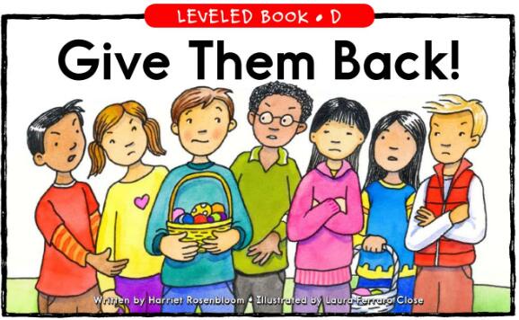 《Give Them Back》英文繪本pdf資源下載及中文翻譯