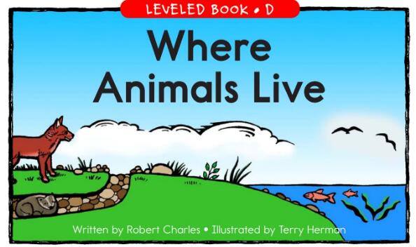 《Where Animals Live》英語繪本pdf資源及翻譯