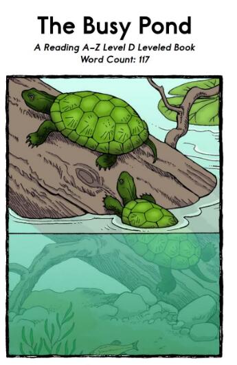 《The Busy Pond》英語繪本pdf資源免費下載