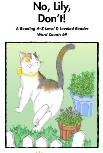 《No,Lily,Don't》RAZ分級(jí)繪本pdf資源免費(fèi)下載