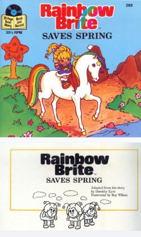 Rainbow Brite Saves Spring原版繪本PDF+音頻免費下載