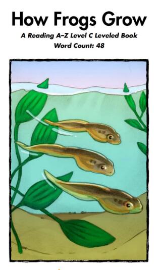 《How Frogs Grow》繪本翻譯及電子版pdf資源下載