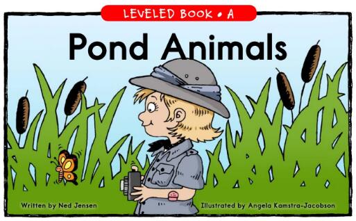 《Pond Animals》繪本翻譯及pdf電子書(shū)資源下載