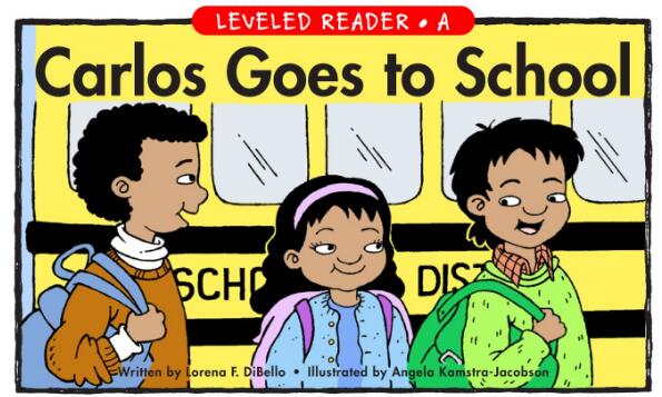 《Carlos Goes to School》繪本翻譯及pdf資源下載