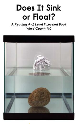 《Does It Sink or Float》繪本翻譯及pdf資源下載