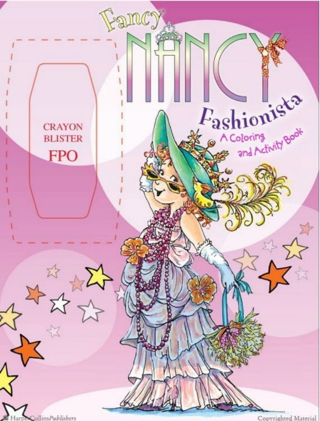 Fancy Nancy：Fashionista (A Coloring and Activity Book)繪本PDF資源免費下載