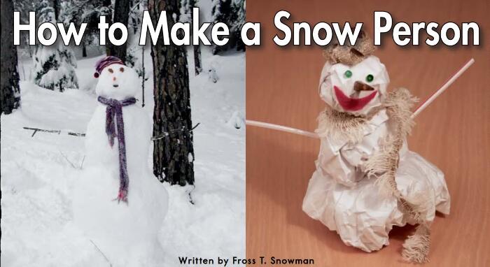 《How to Make a Snow Person》繪本pdf資源下載