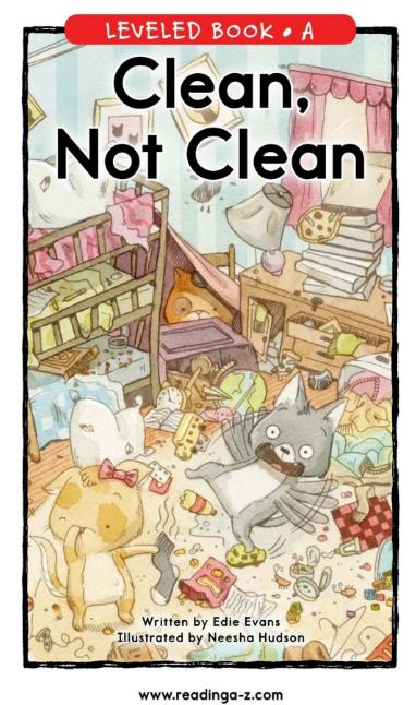 Clean, Not Clean繪本故事PDF+MP3百度網盤下載