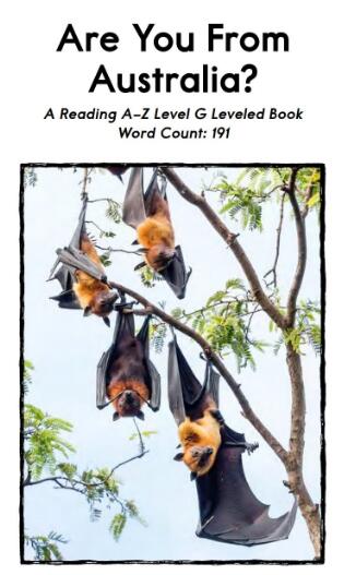 《Are You From Australia》繪本翻譯及pdf資源下載
