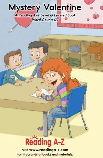 《Mystery Valentine》raz繪本翻譯及pdf資源下載