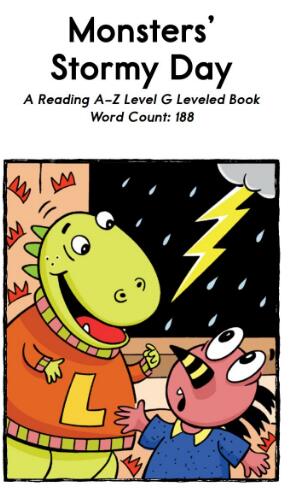 《Monsters'Stormy Day》繪本翻譯及pdf資源免費下載
