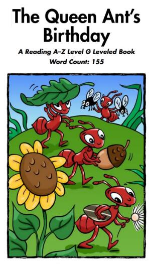 《The Queen Ant's Birthday》繪本翻譯及pdf資源下載
