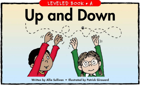 Up and Down英文繪本PDF+音頻百度網盤下載